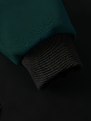 Dervan | Men's Color Block Full Zip Hooded Sweatshirt