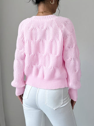 Elowen | Women's Bow Detail V Neck Knit Cardigan