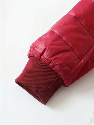 Elvanna | Women's Quilted Longline Coat with Ribbed Cuffs