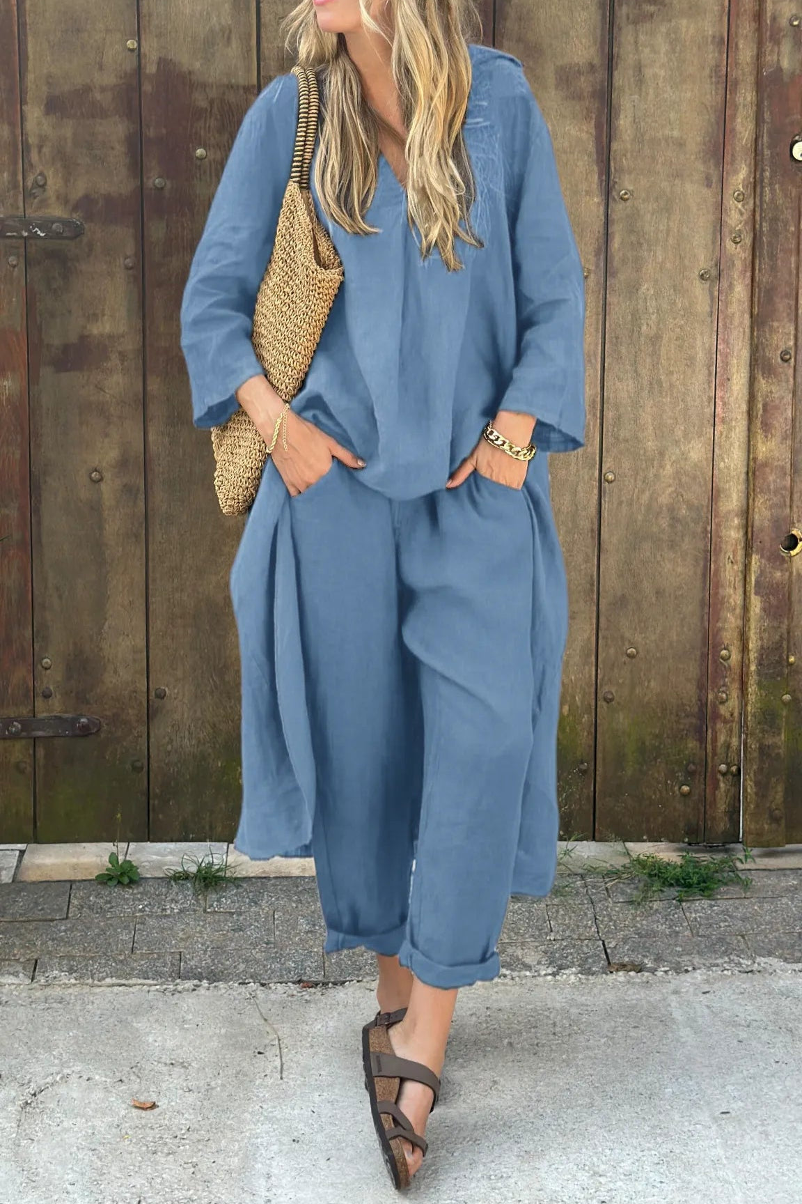 Stylish comfortable everyday two-piece set for women | Olivia -5