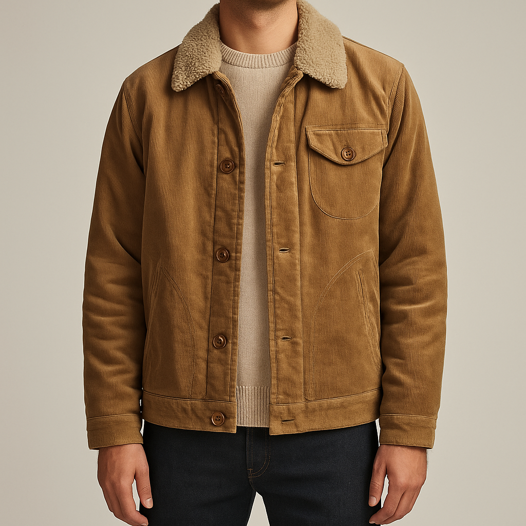 Brooks Corduroy Jacket men | Halston