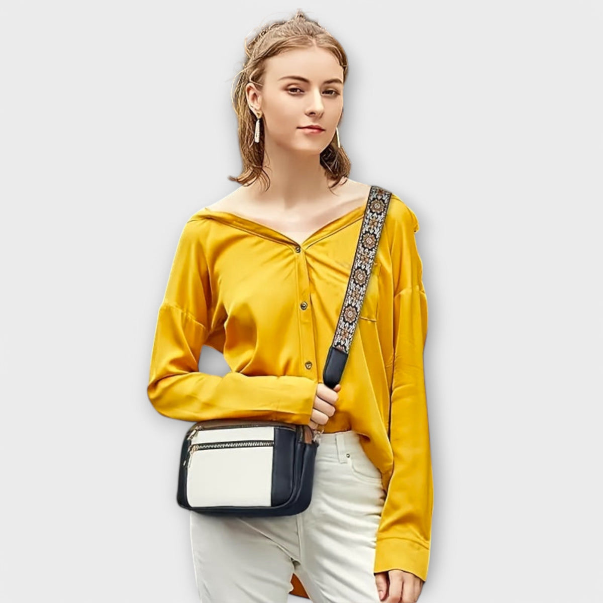 Faye | Women's Vegan Leather Crossbody Bag