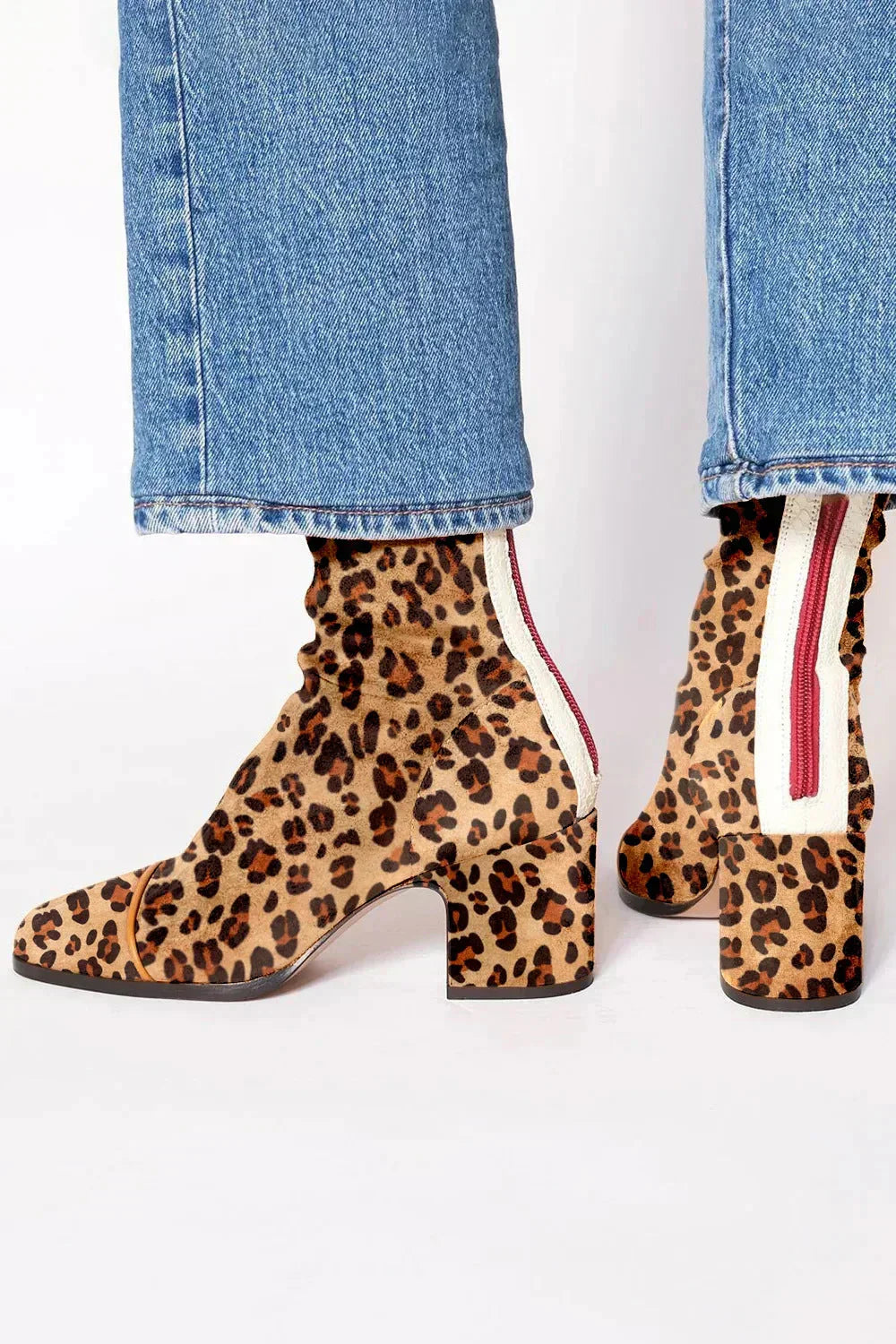 Elegant heeled everyday ankle boots for women | Aria -4