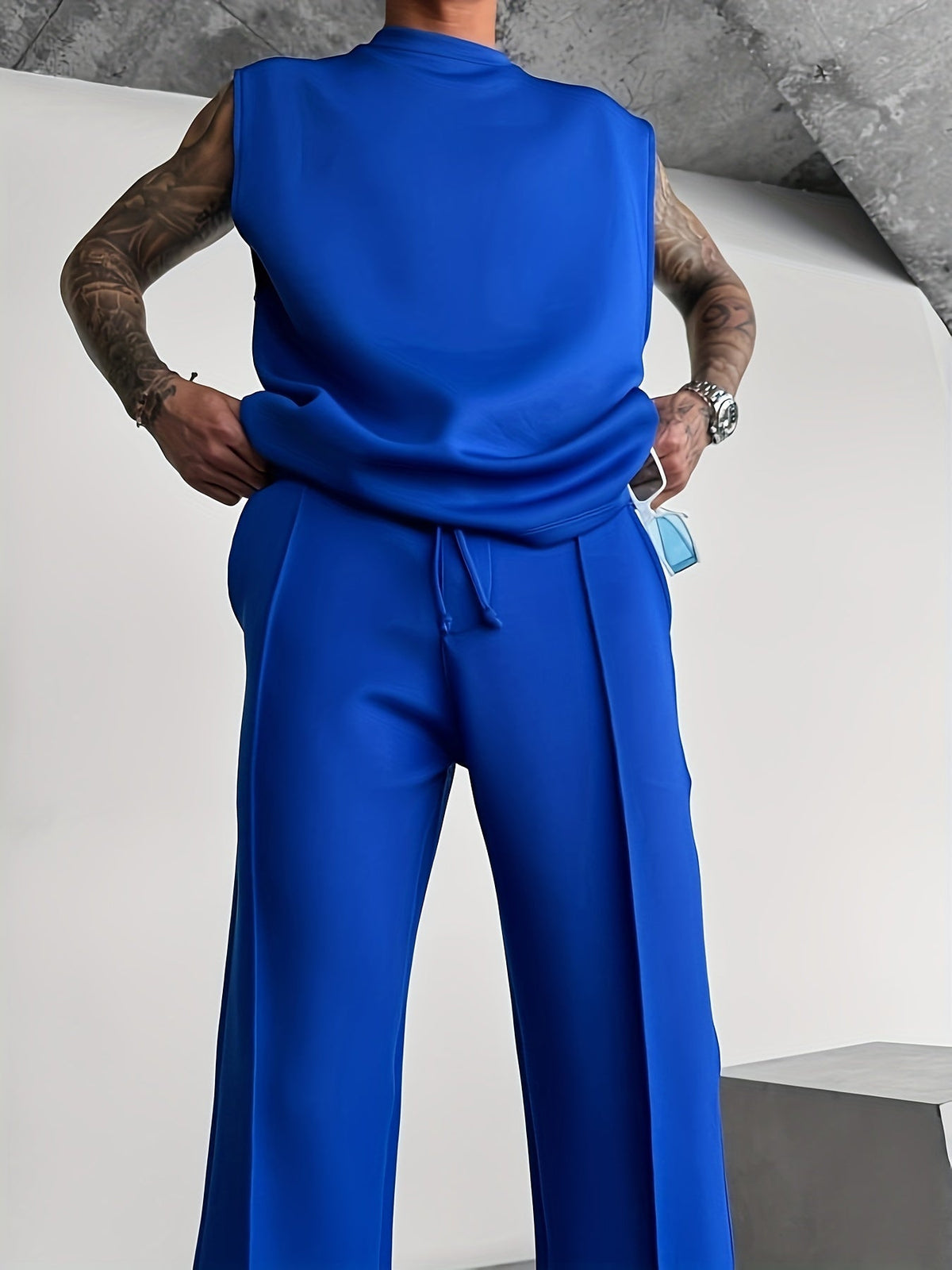 Smart pleated tailored everyday trousers for men | Ellison -13