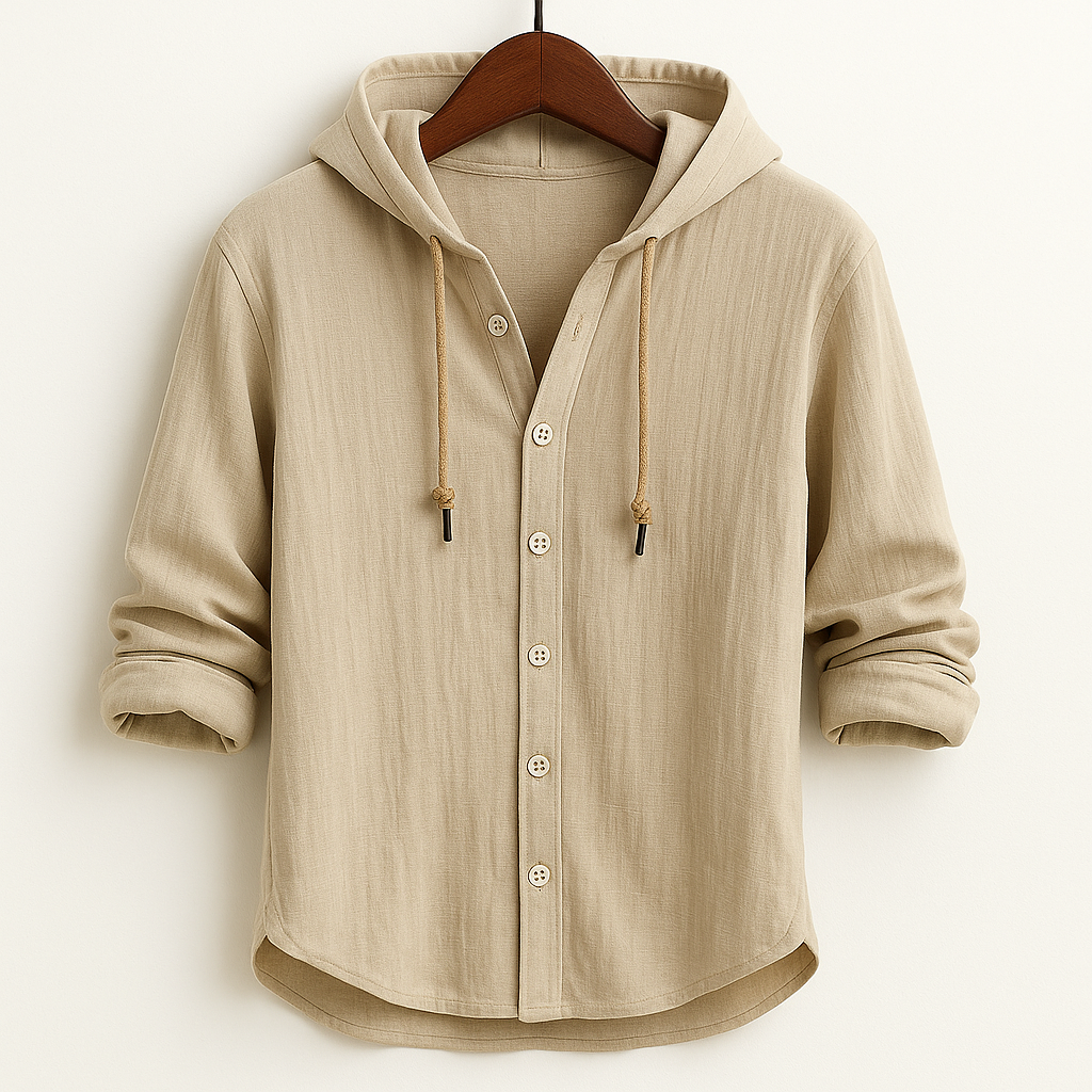 Casual hooded shirt for men | Emerson -2