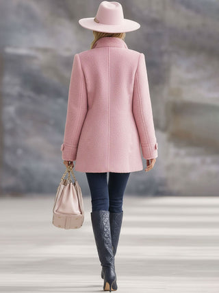 Vintage-inspired zip-up fleece jacket for women | Rosmelle -11