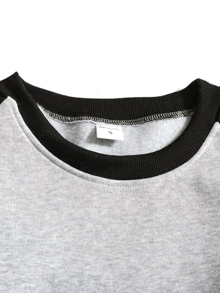 Corven | Men's Raglan Crew Neck Brushed Sweatshirt