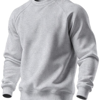 Corven | Men's Raglan Crew Neck Brushed Sweatshirt
