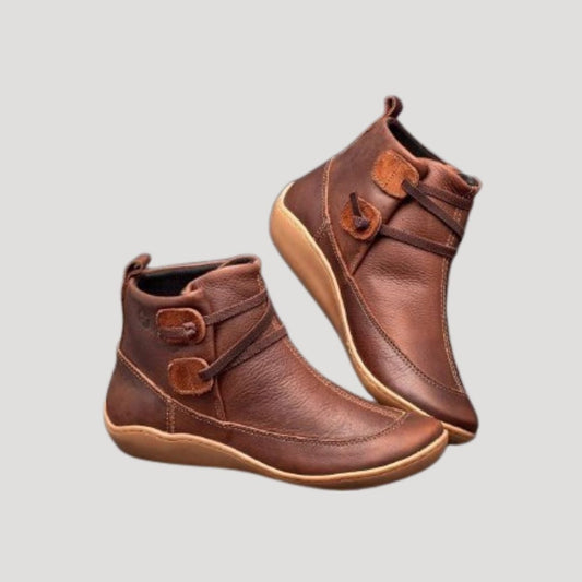 Waterproof leather ankle boots for women | Rainwalker -1
