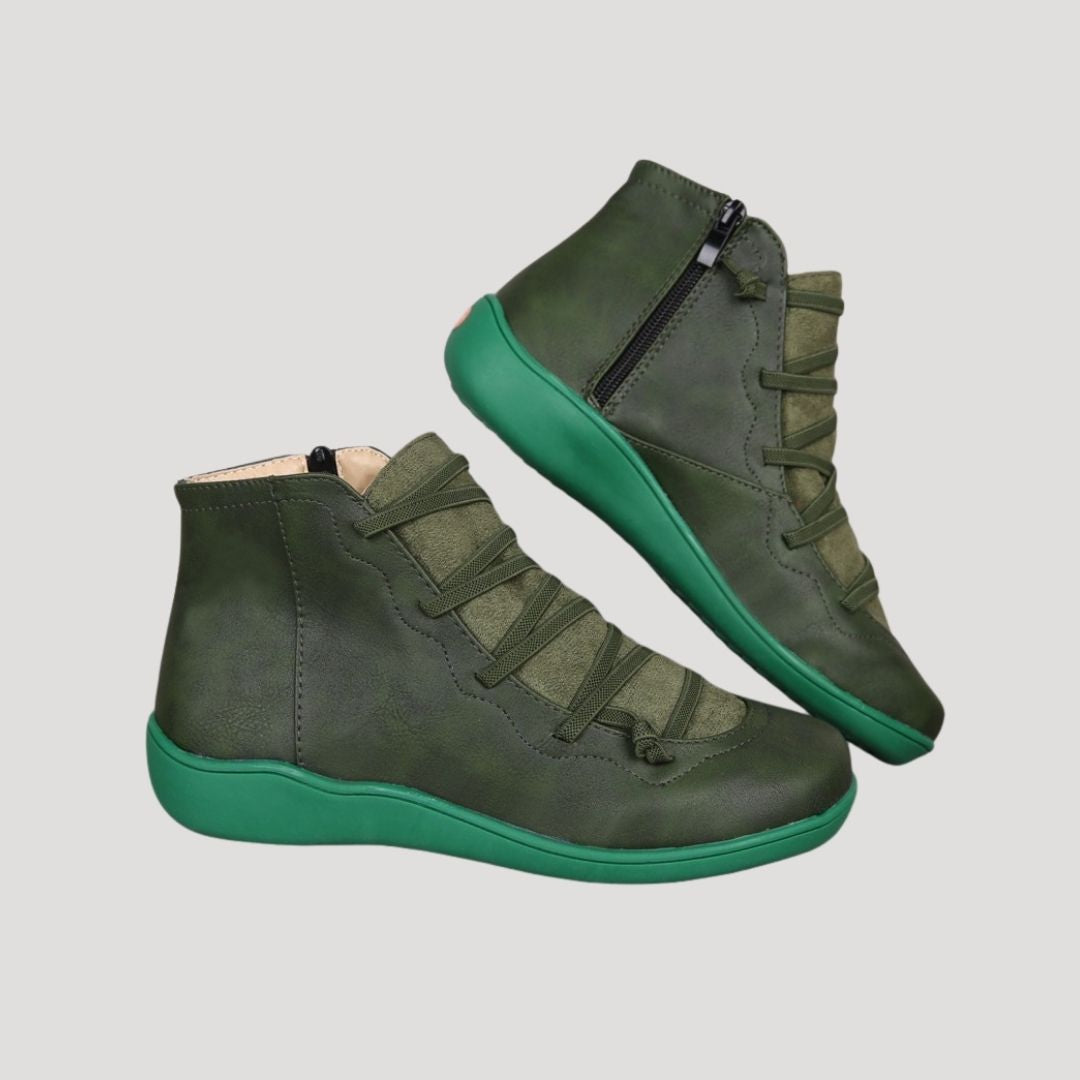 Waterproof leather ankle boots for women | Rainwalker -5