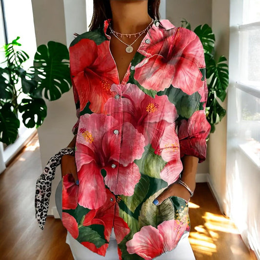 Stylish floral everyday casual blouse for women | Irelle -1
