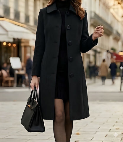 Charlotte | Women's Tailored Wool Blend Classic Coat