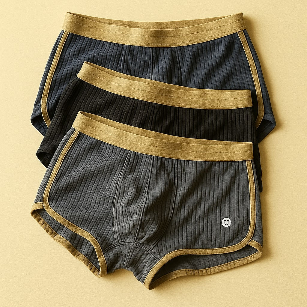 Comfortable cotton boxer briefs set for men | Marco -2
