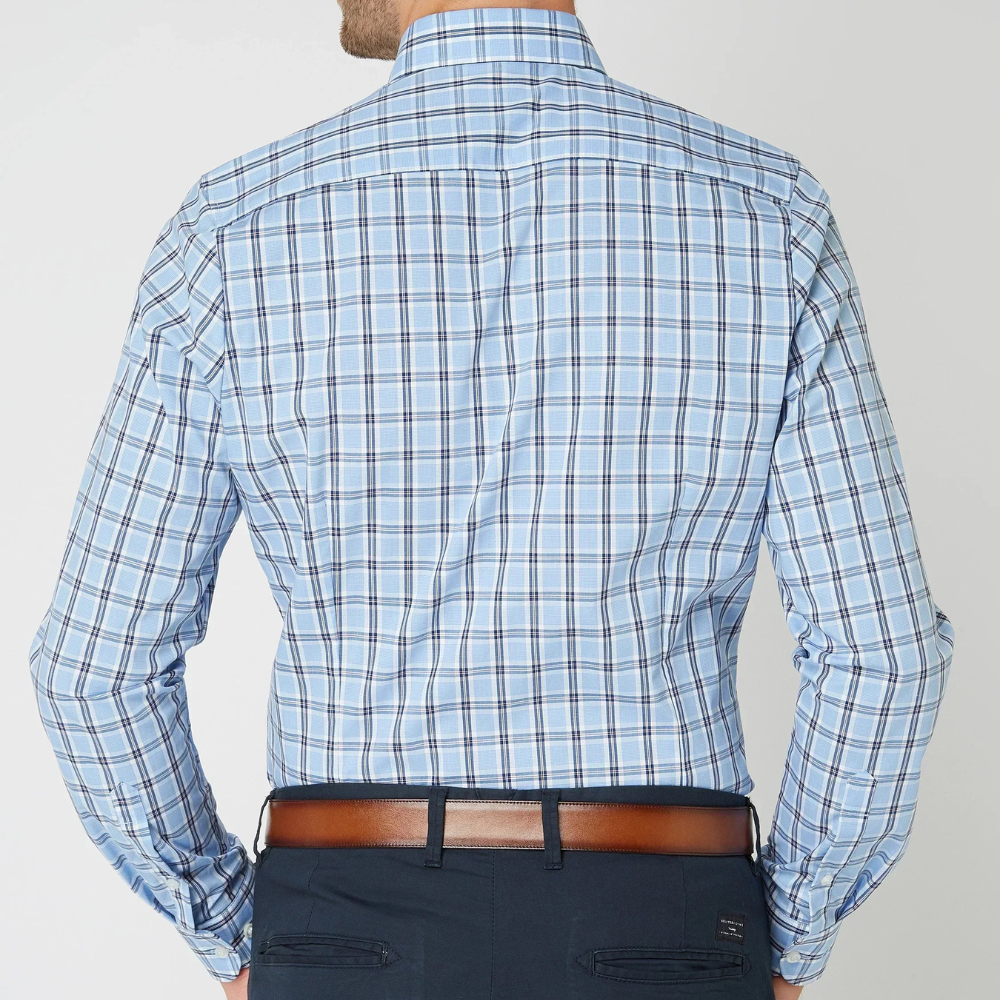 Classic refined check everyday shirt for men | Ethane -2