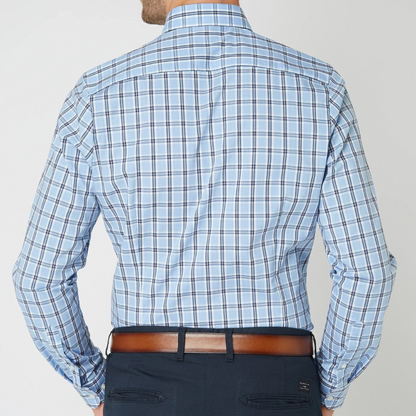 Classic refined check everyday shirt for men | Ethane -2