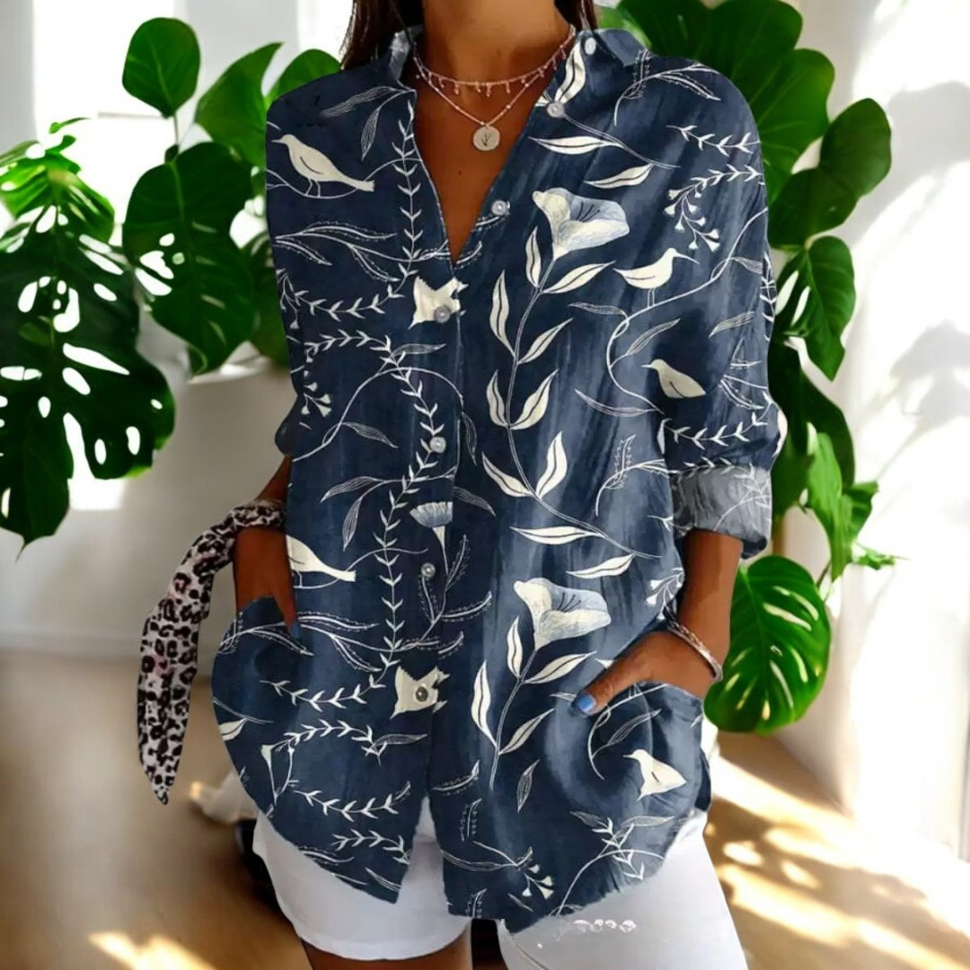 Stylish floral everyday casual blouse for women | Irelle -9