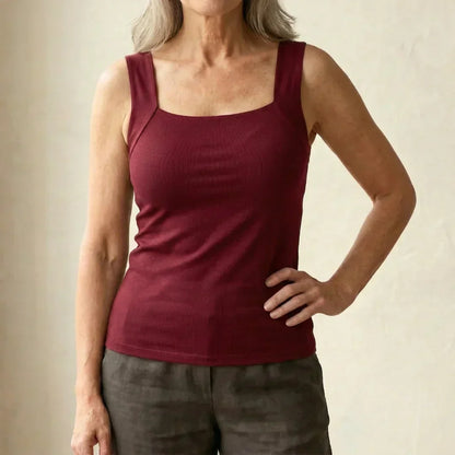 Belladine | Women's Built In Bra Support Tank Top