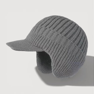 Cosy knitted ear-flap winter hat for women | Antonia -2
