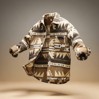 Patterned relaxed-fit casual jacket for men | Marcus -2