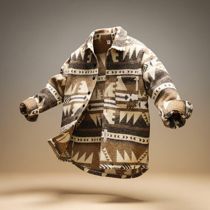 Patterned relaxed-fit casual jacket for men | Marcus -2