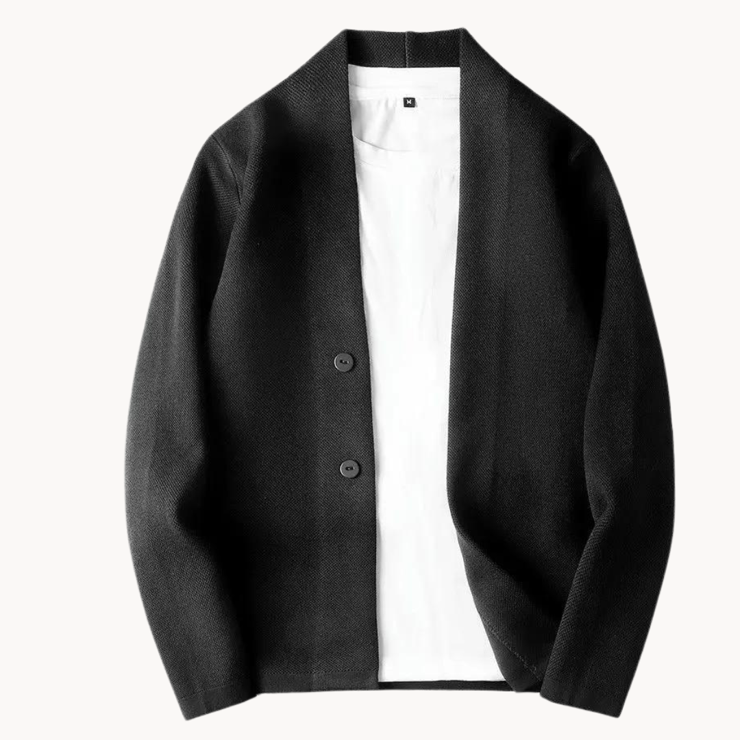 Classic knitted everyday button cardigan for men | Belmont -3