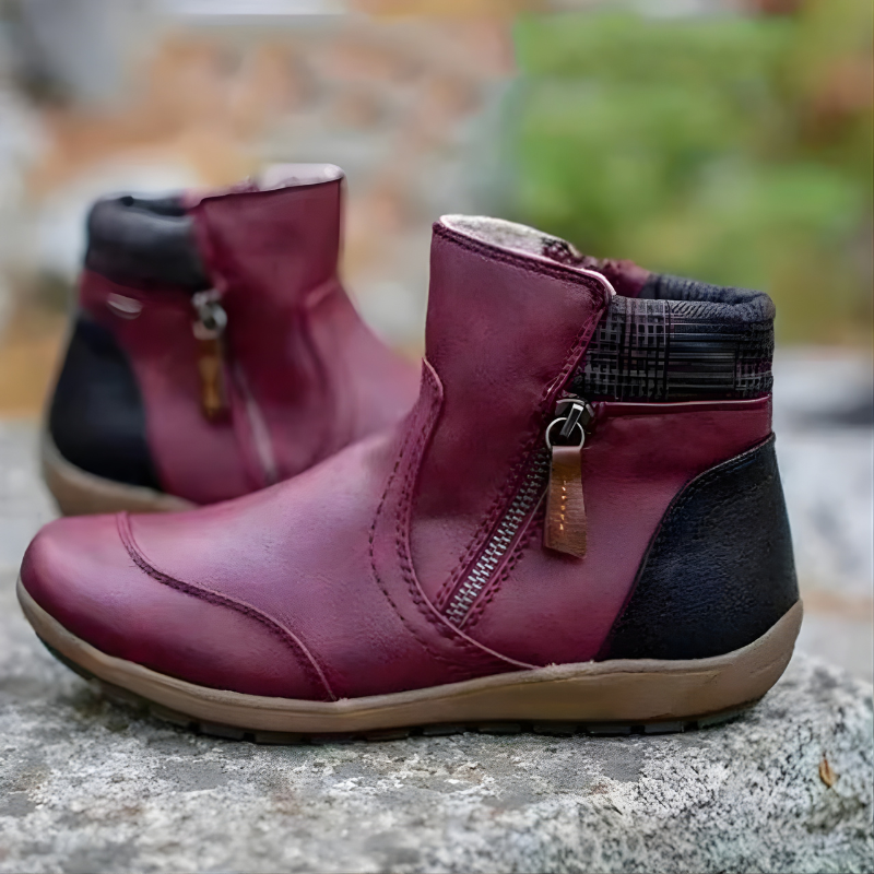 Marisenne | Women's Waterproof Orthopedic Zip Boot