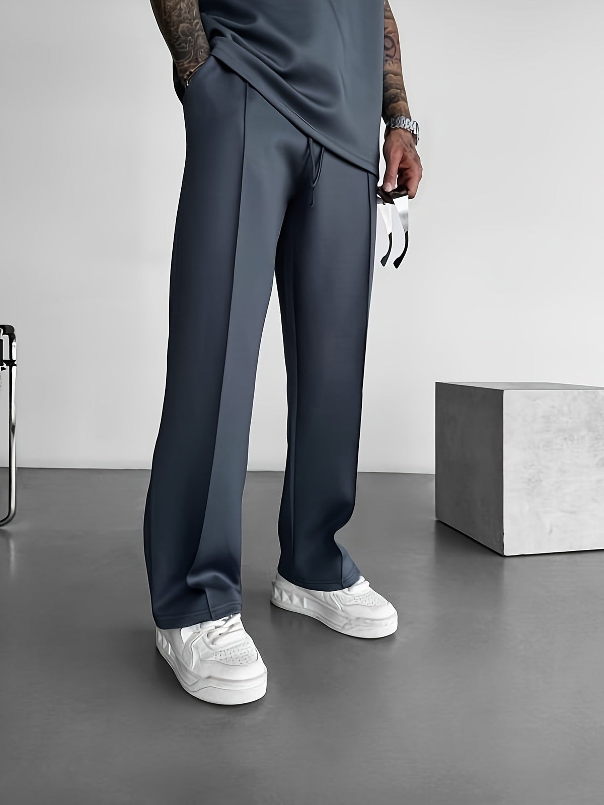 Smart pleated tailored everyday trousers for men | Ellison -15