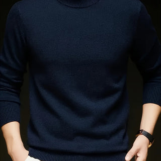 Dorian | Men's Mock Neck Slim Fit Knit Sweater