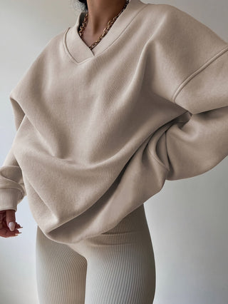 Velora | Women's Half Zip Stand Collar Sweatshirt