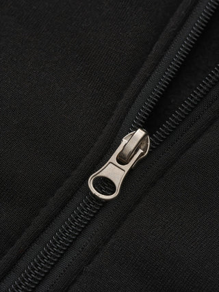 Dervan | Men's Color Block Full Zip Hooded Sweatshirt