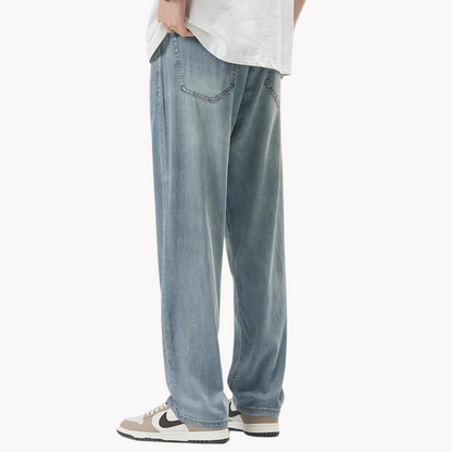 Relaxed straight-leg summer casual trousers for women | Linen -2