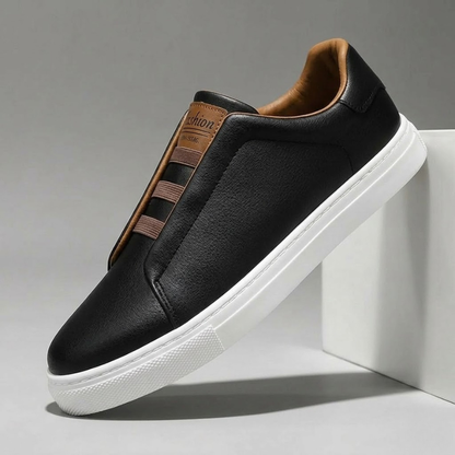 Classic leather casual trainers for men | Chelsea -5