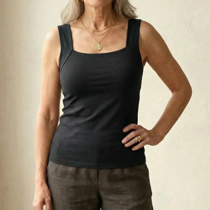 Belladine | Women's Built In Bra Support Tank Top