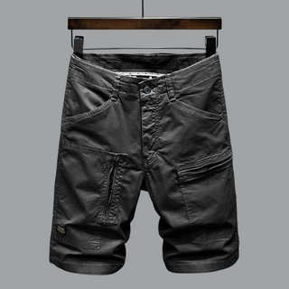 Tailored organic-cotton cargo shorts for men | Hampton -10