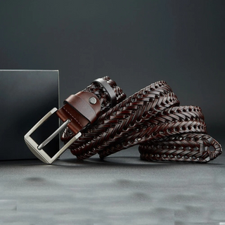 Braided leather everyday belt for men | Legacy -14