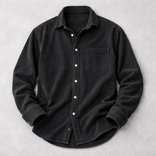 Classic corduroy casual shirt for men | Hudson -4