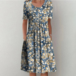 Comfortable tummy-coverage everyday dress for women | Gigi -3