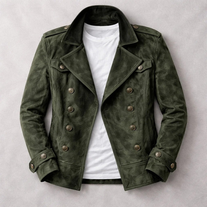 Classic tailored smart winter coat for men | Harrington -2