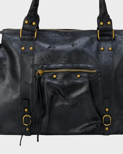 Cassiel | Women's Leather Shoulder Bag with Laptop Compartment