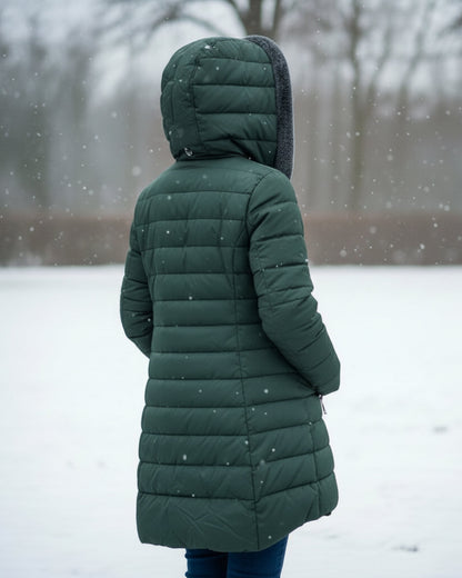 Warm puffer winter coat for women | Olivia -5