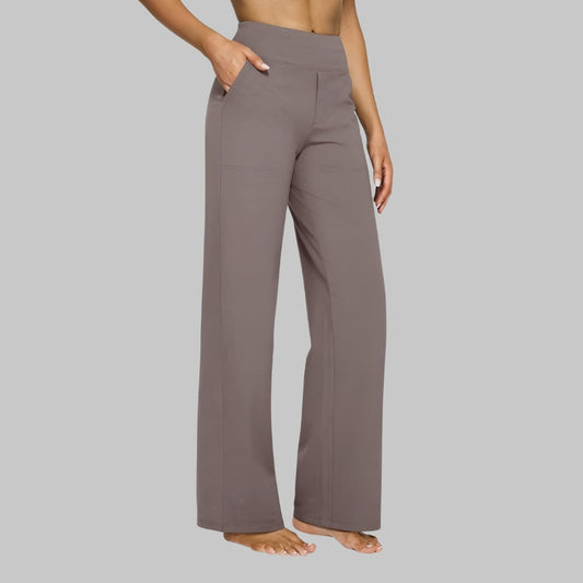 Comfortable stretch everyday casual trousers for women | Adele -1