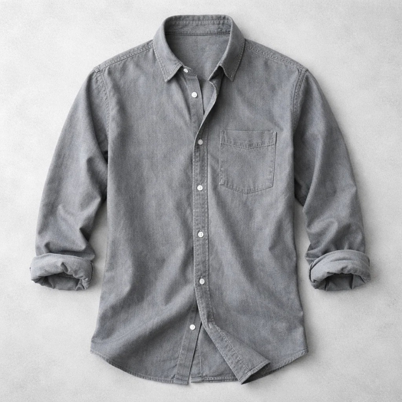 Classic oxford smart casual shirt for men | Hudson -6