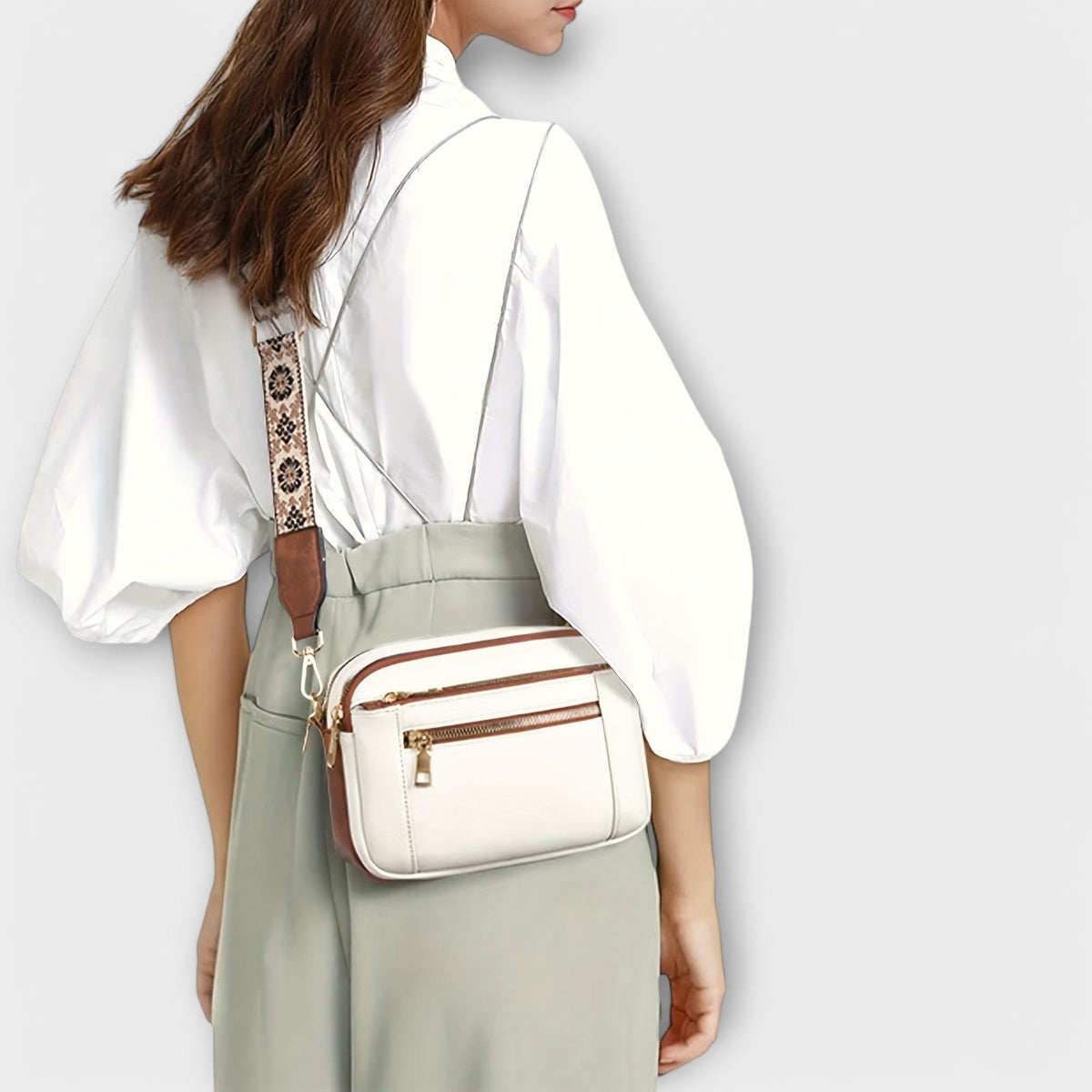 Faye | Women's Vegan Leather Crossbody Bag