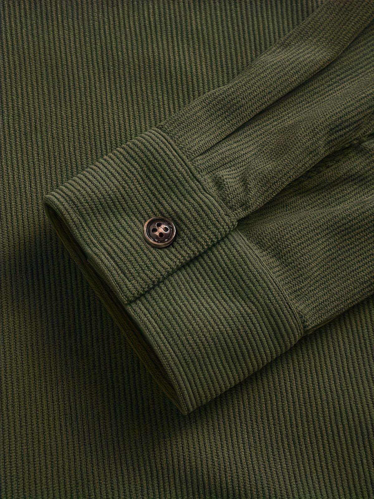 Textured casual button-up overshirt for men | Ellison Cord -15
