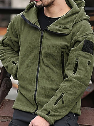 Rovan | Men's Hooded Zip Jacket with Chest Pockets