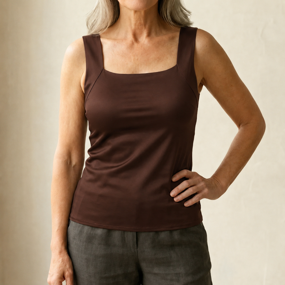 Belladine | Women's Built In Bra Support Tank Top