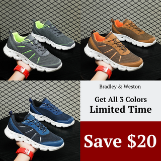 Performance adaptive-cushioning running trainers for men | AeroFlex -12