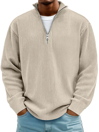 Trendy casual everyday knit pullover for men | Calixto -7
