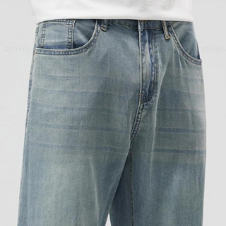 Relaxed straight-leg summer casual trousers for women | Linen -9