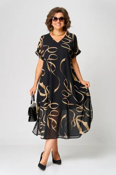 Cosy elegant everyday dress for women | Pauline -3